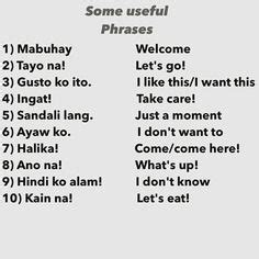Language/Tagalog/Vocabulary/Introducing.