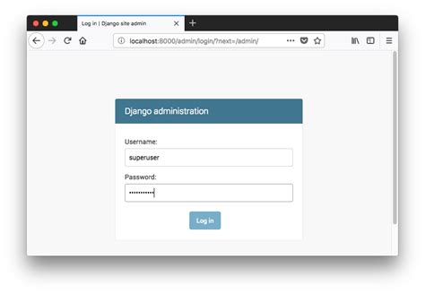 localhost::8000/admin